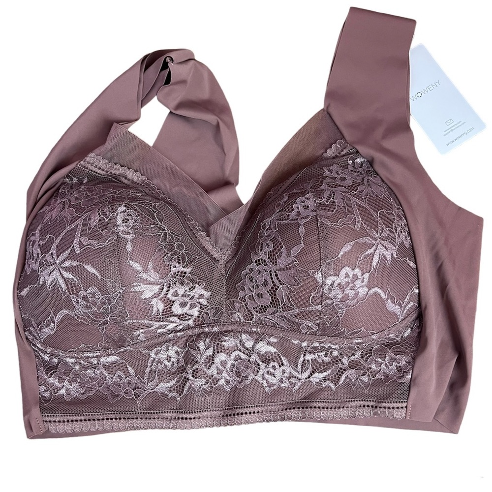 Woweny Pull Over Seamless Lounge Bralette, size 2XL NWT